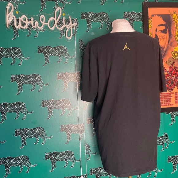 Mens Nike Air Jordan Retro Liberty Tee Blue Flag Jumpman Cotton T-Shirt Size M - Picture 5 of 8